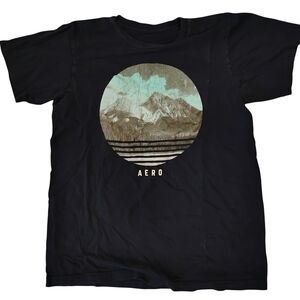 Aero Black Graphic Tee - Short Sleeve